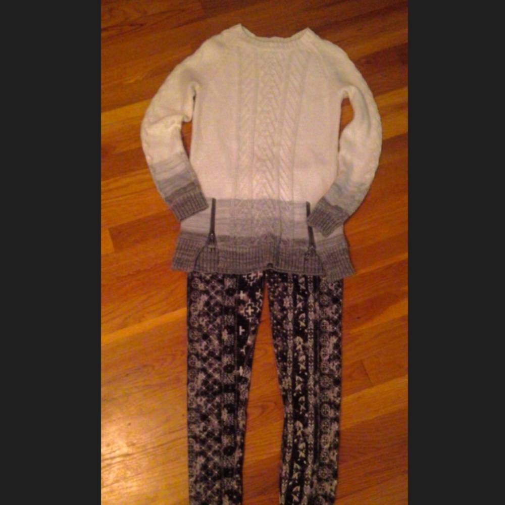 Super cute warm sweater outfit